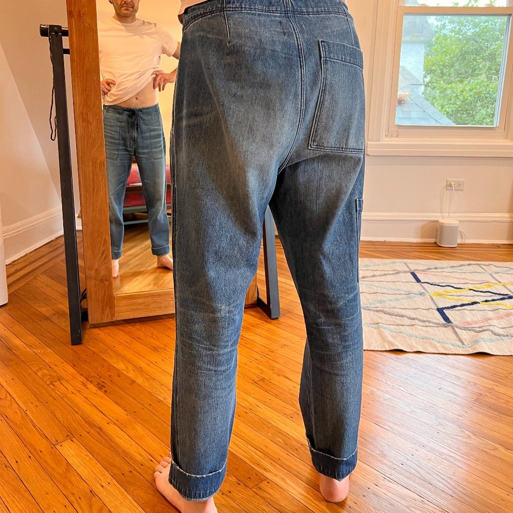 Mens VINTAGE DENIM GARDEN PANT SAVE KHAKI (SKU) HOMEWORK LINE